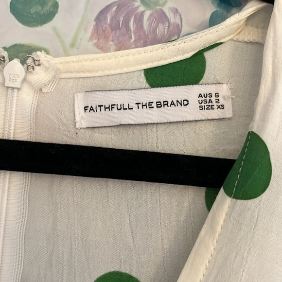 Faithfull the Brand green polka dot dress - Picture 4 of 7